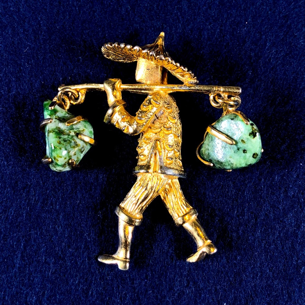 Vintage BSK style brooch